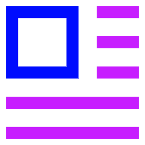Insert Top Left Icon from Sharp Neon - Free Set