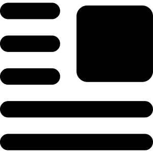 Insert Top Right Icon from Core Solid - Free Set