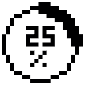 Interface Essential Loading 25 Percent 1 Icon from Pixel - Free Set