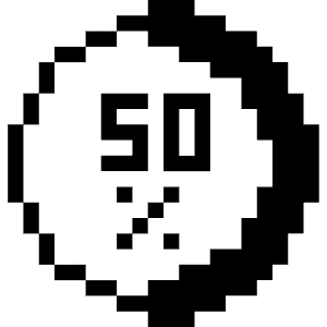 Interface Essential Loading 50 Percent 1 Icon from Pixel - Free Set