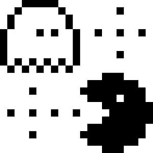 Interface Essential Pacman Loading Icon from Pixel - Free Set