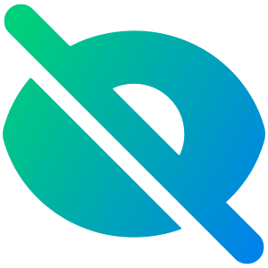 Invisible 1 Icon from Plump Gradient - Free Set