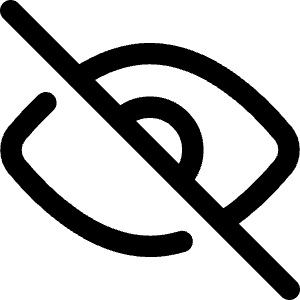 Invisible 1 Icon from Core Line - Free Set