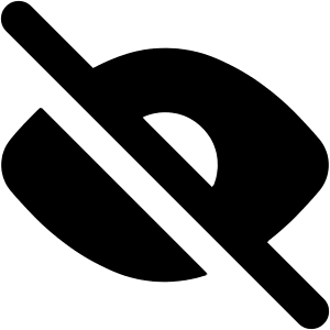 Invisible 1 Icon from Core Solid - Free Set