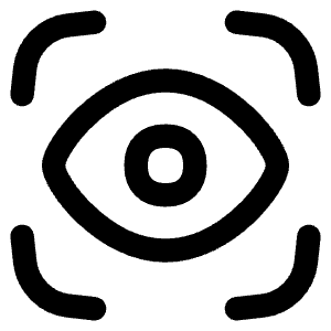 Iris Scan Icon from Flex Line - Free Set
