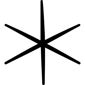 Keyboard Asterisk 1 Icon from Freehand Line - Free Set