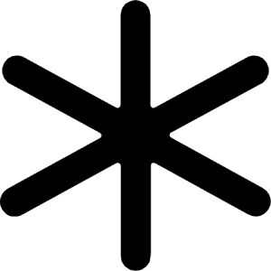 Keyboard Asterisk 1 Icon from Ultimate Bold - Free Set