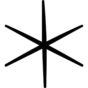 Keyboard Asterisk 1 Icon from Freehand Duotone - Free Set