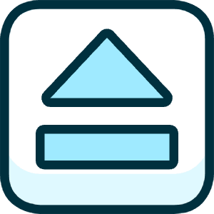 Keyboard Eject Icon from Ultimate Duotone - Free Set