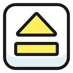 Keyboard Eject Icon from Ultimate Colors - Free Set