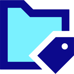 Label Folder Tag Icon from Sharp Pop - Free Set
