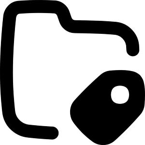 Label Folder Tag Icon from Flex Remix - Free Set