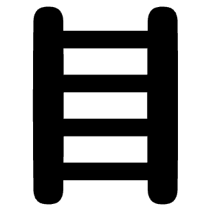 Ladder Icon from Plump Solid - Free Set