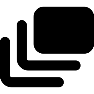 Layers 2 Icon from Core Solid - Free Set