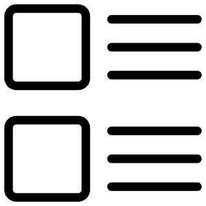 Layout Content Icon from Ultimate Light - Free Set