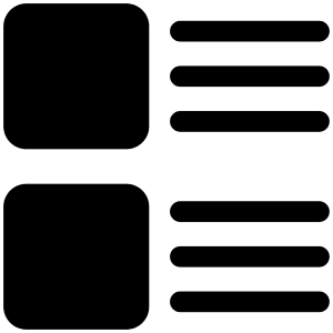 Layout Content Icon from Ultimate Bold - Free Set