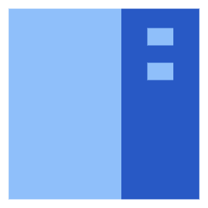 Layout Right Sidebar Icon from Sharp Flat - Free Set