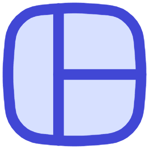 Layout Window 1 Icon from Flex Duo - Free Set