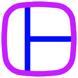 Layout Window 1 Icon from Flex Neon - Free Set