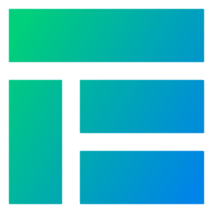 Layout Window 2 Icon from Sharp Gradient- Free Set
