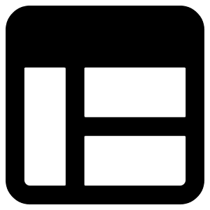Layout Window 2 Icon from Core Remix - Free Set