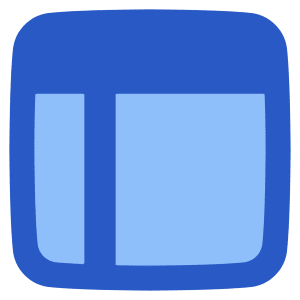 Layout Window 4 Icon from Plump Flat - Free Set