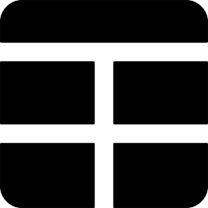 Layout Window 8 Icon from Core Solid - Free Set