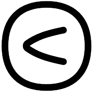 Less Than Sign Circle Icon from Flex Line - Free Set