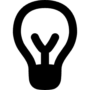 Lightbulb Icon from Flex Remix - Free Set