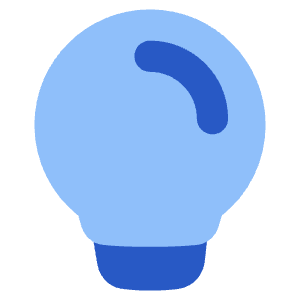 Lightbulb Icon from Plump Flat - Free Set