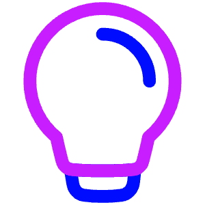 Lightbulb Icon from Plump Neon - Free Set