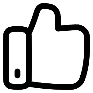 Like 1 Icon from Plump Line - Free Set