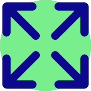 Line Arrow Expand Icon from Core Pop - Free Set