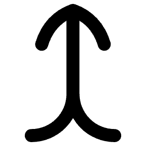 Line Arrow Merge Vertical Icon from Flex Remix - Free Set