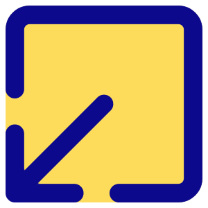 Line Arrow Minimize Window 1 Icon from Core Pop - Free Set