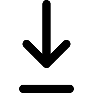 Line Arrow Move Down 1 Icon from Core Remix - Free Set