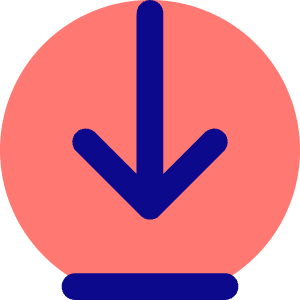 Line Arrow Move Down 1 Icon from Core Pop - Free Set