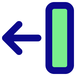 Line Arrow Move Left 2 Icon from Core Pop - Free Set