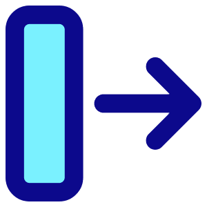 Line Arrow Move Right 2 Icon from Core Pop - Free Set