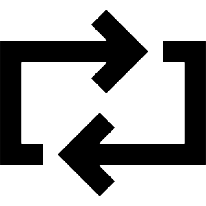 Line Arrow Reload Horizontal 2 Icon from Sharp Remix - Free Set