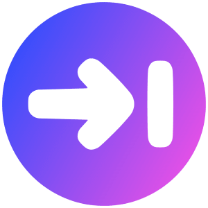 Line Arrow Right Circle 2 Icon from Plump Gradient - Free Set