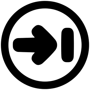 Line Arrow Right Circle 2 Icon from Plump Remix - Free Set