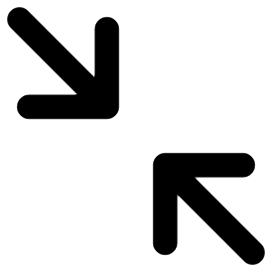 Line Arrow Shrink Diagonal 2 Icon from Core Remix - Free Set