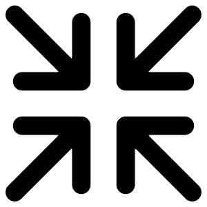 Line Arrow Shrink Icon from Core Remix - Free Set
