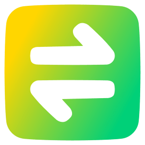 Line Arrow Transfer Horizontal Square 1 Icon from Plump Gradient - Free Set