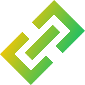 Link Chain Icon from Sharp Gradient- Free Set