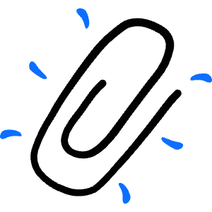 Link Paperclip Icon from Freehand Duotone - Free Set