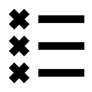 List Bullet Point Star Icon from Nova Solid - Free Set