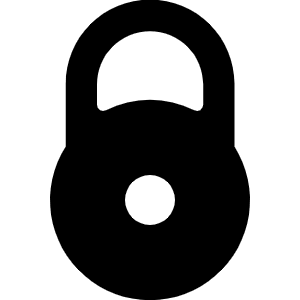 Lock 5 Icon from Ultimate Bold - Free Set
