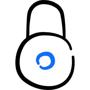 Lock Circle Icon from Freehand Duotone - Free Set